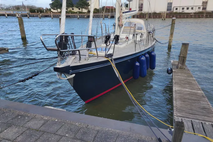 Storm clouds gathering over the IJsselmeer