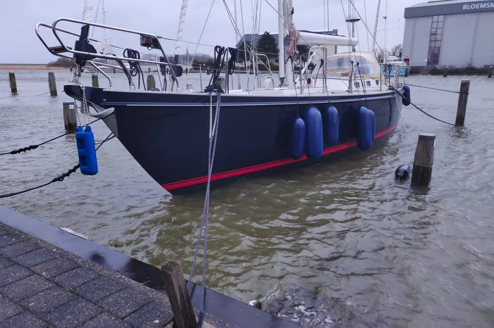 Coelacanth moored during Storm Eunice