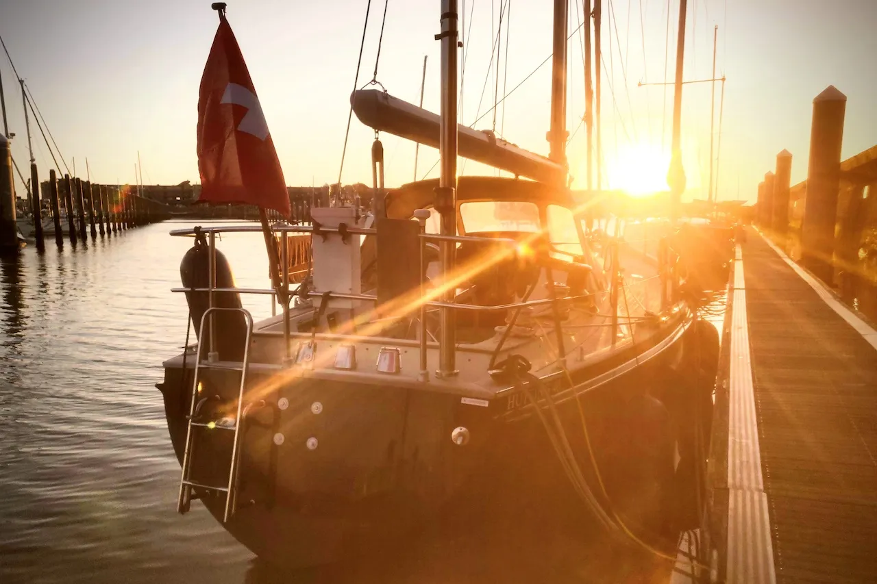 Arriving at IJmuiden