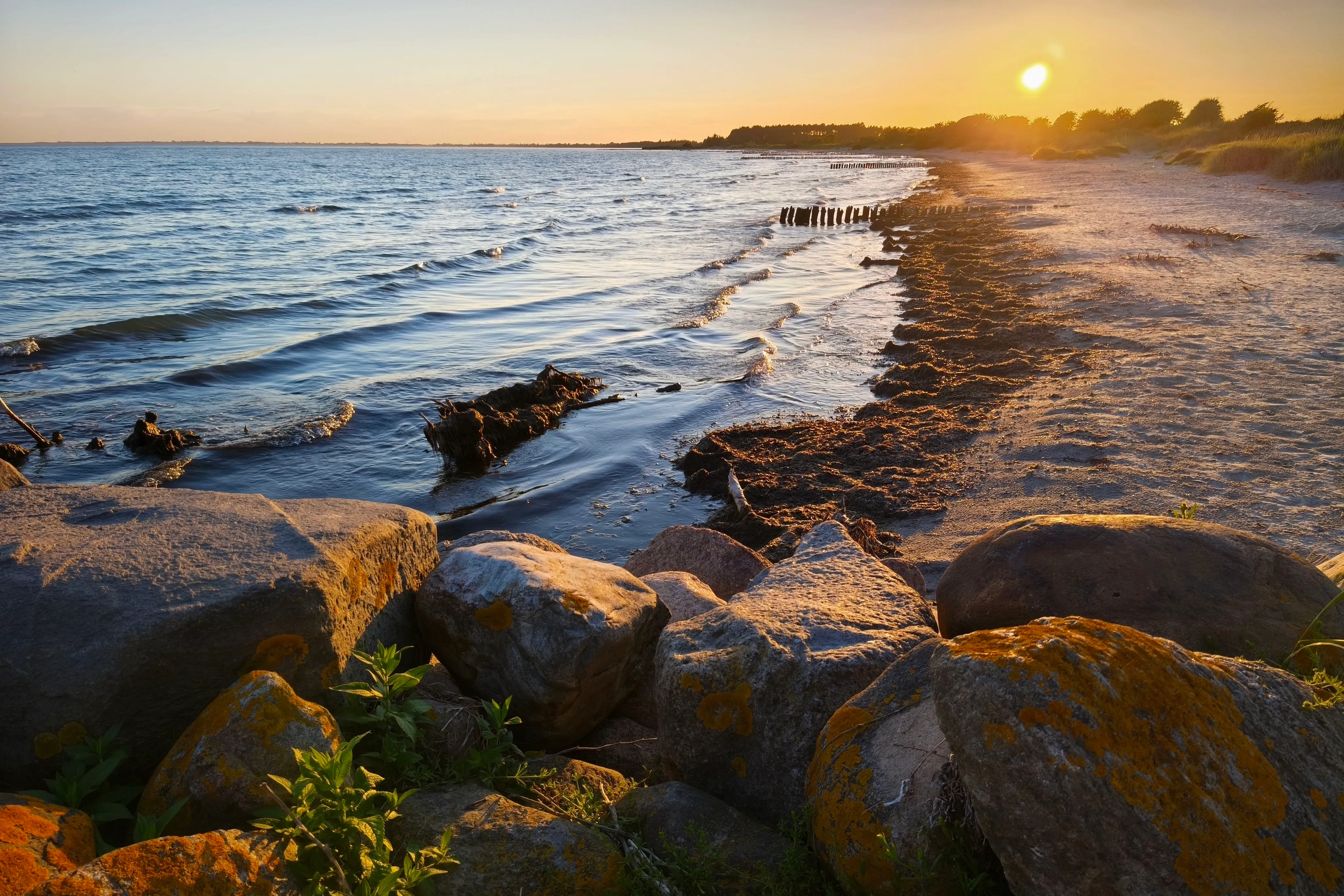 Klintholm on the island Møn.
