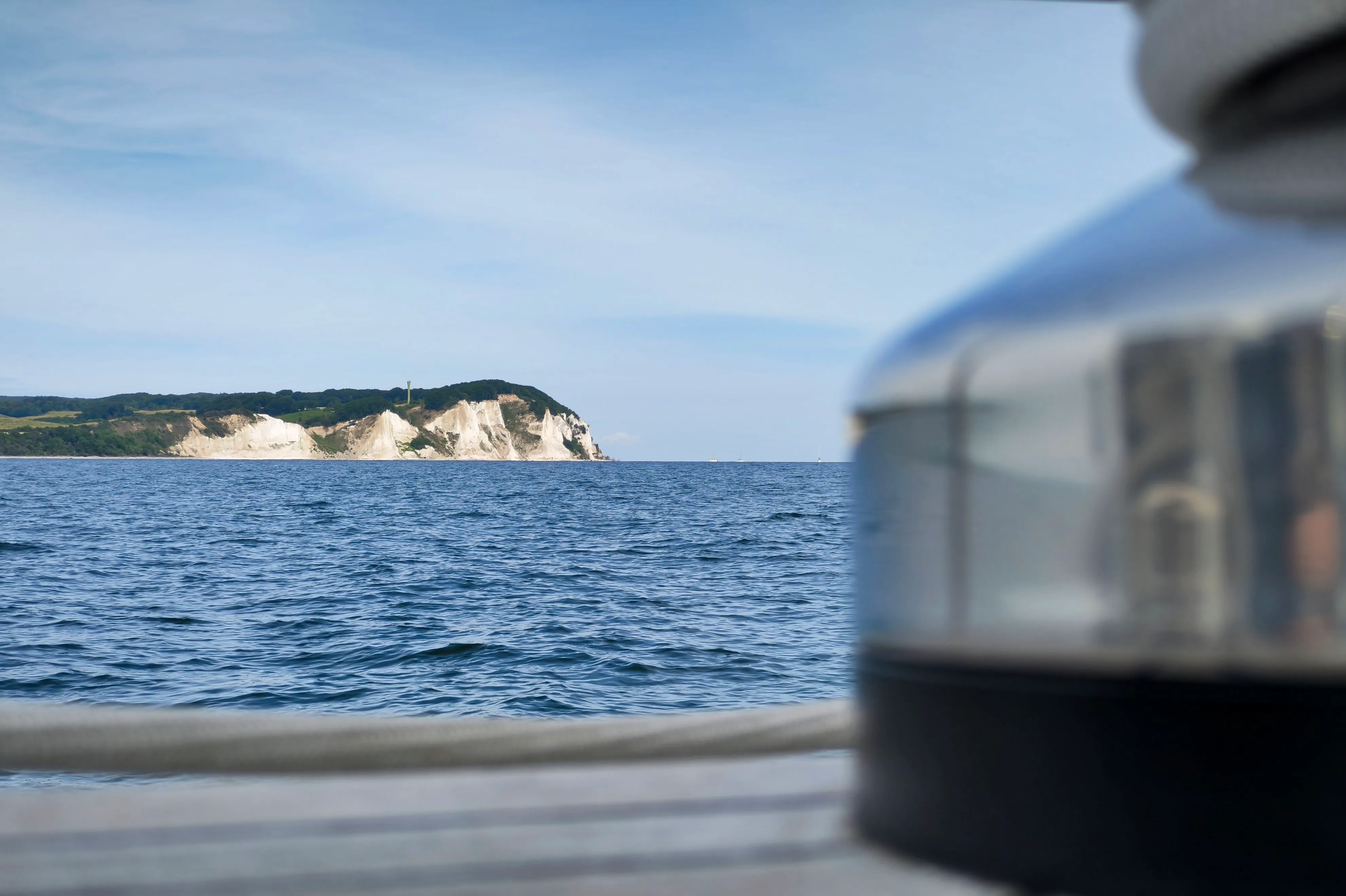 The white chalk cliffs of Møn.