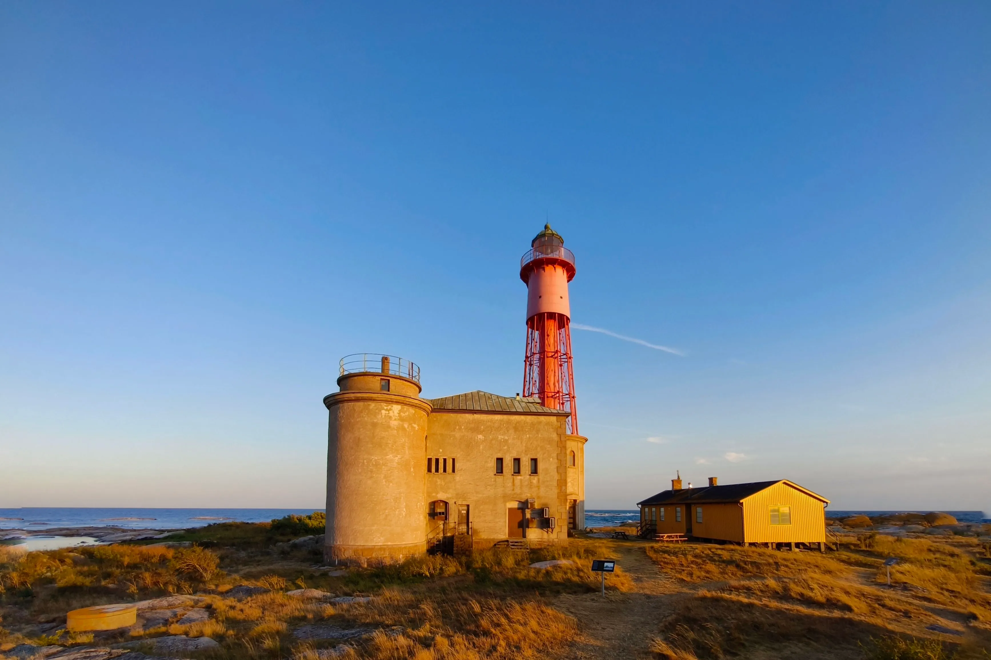 The lighthouse on the island of Utklippan dates to 1870.