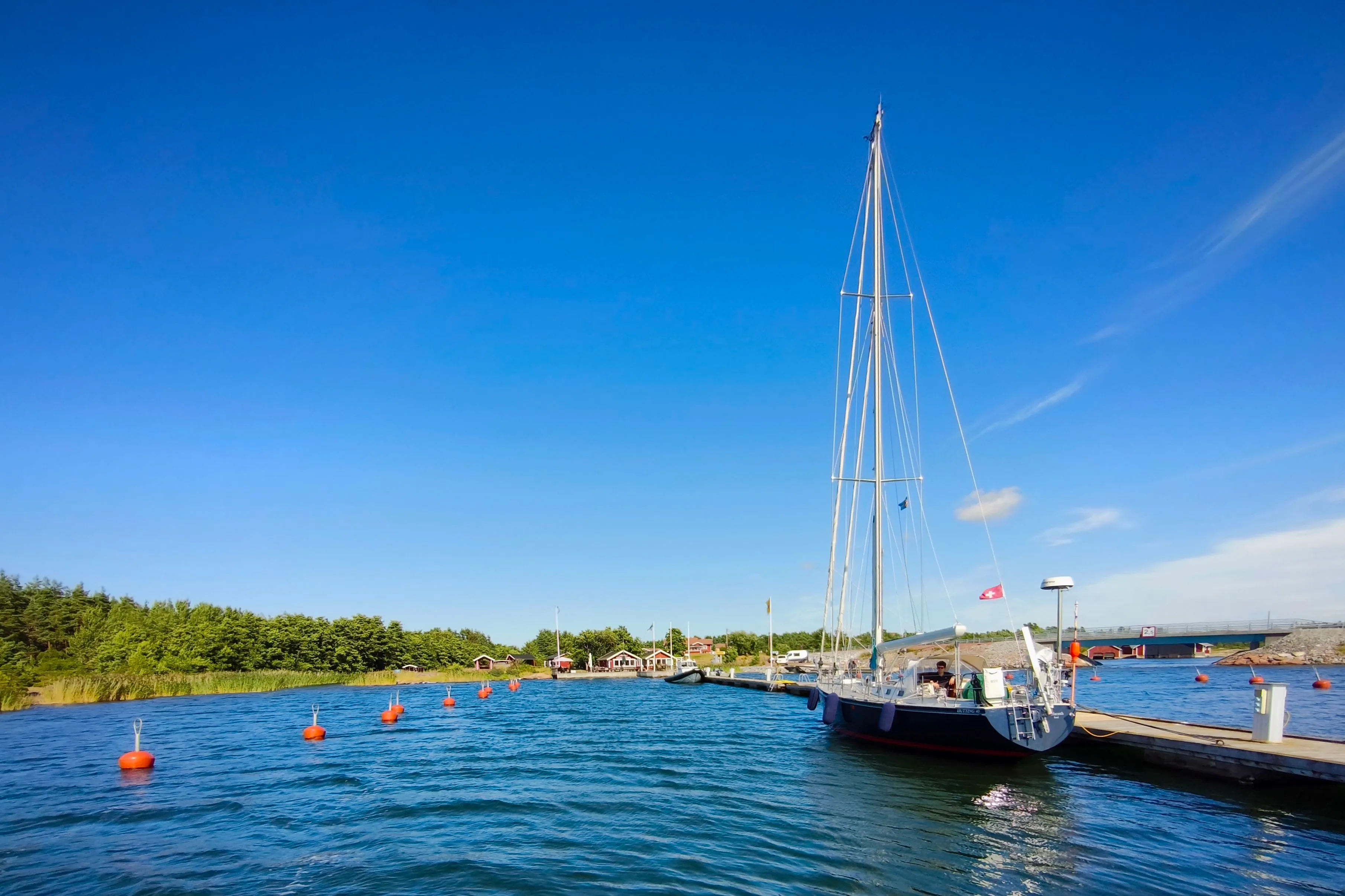 Guest harbour in Kumlinge.