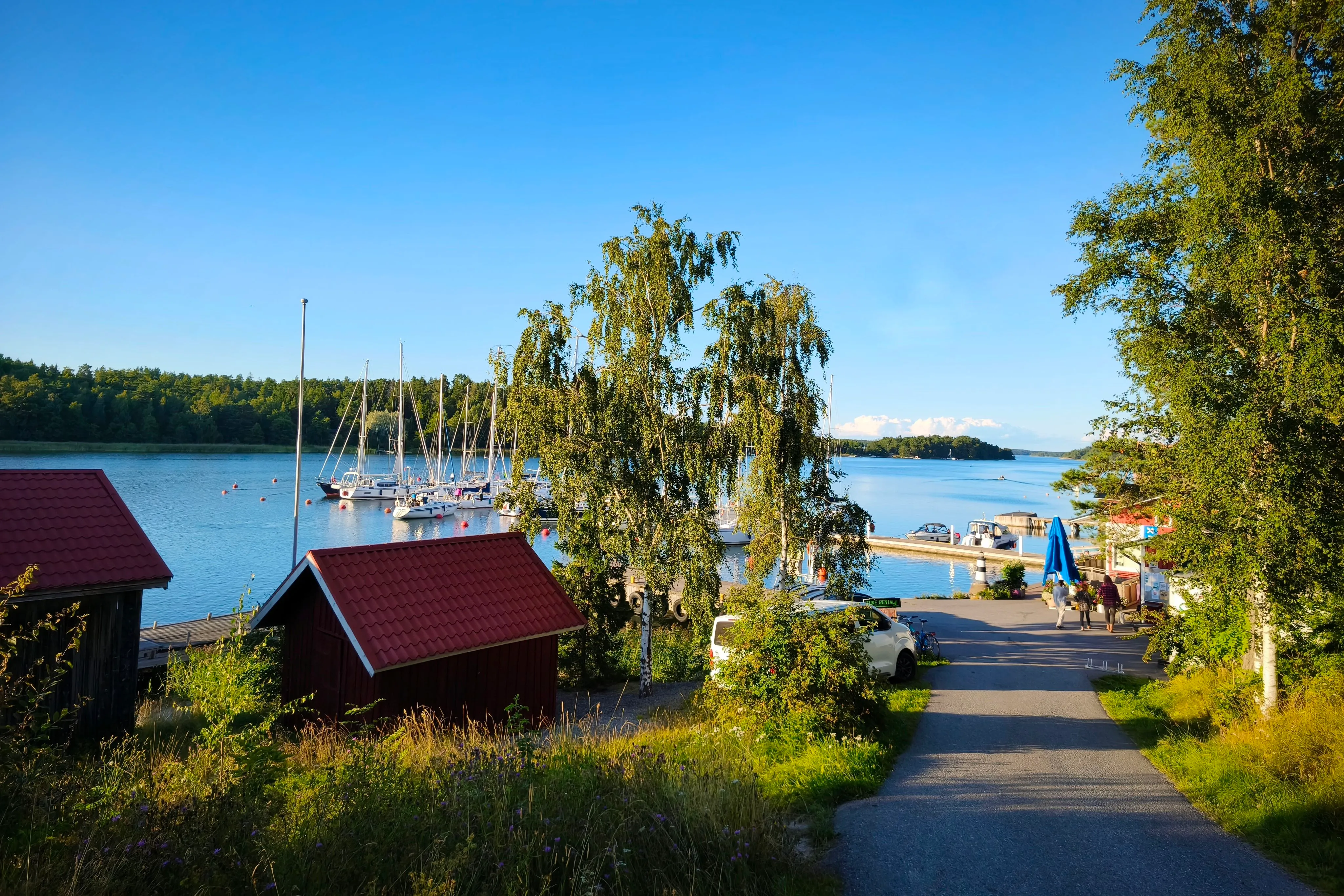 The guest harbour at Näsby on the island of Houtskari, Finland.