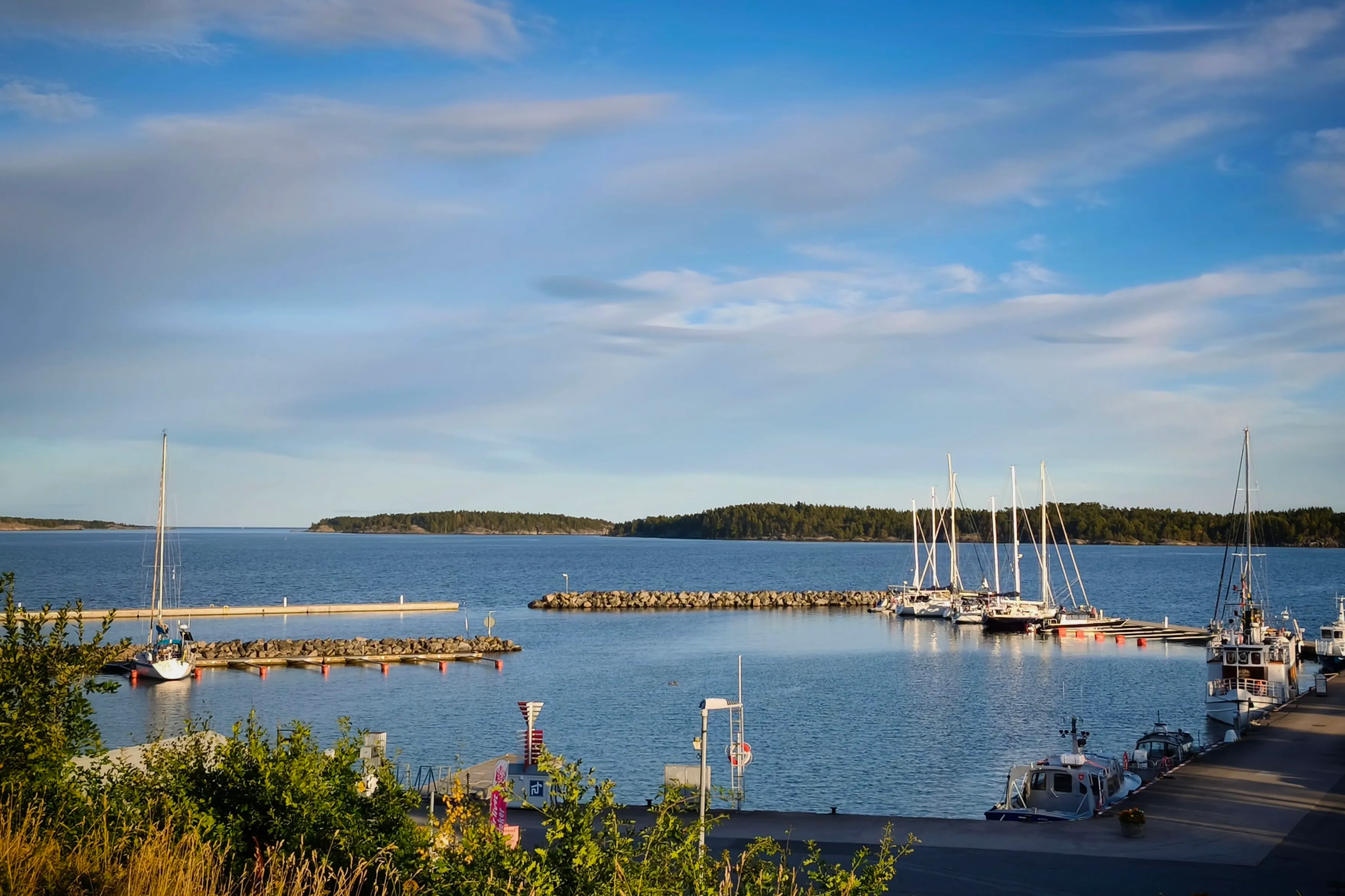 Fyrudden guest harbour, Sweden.
