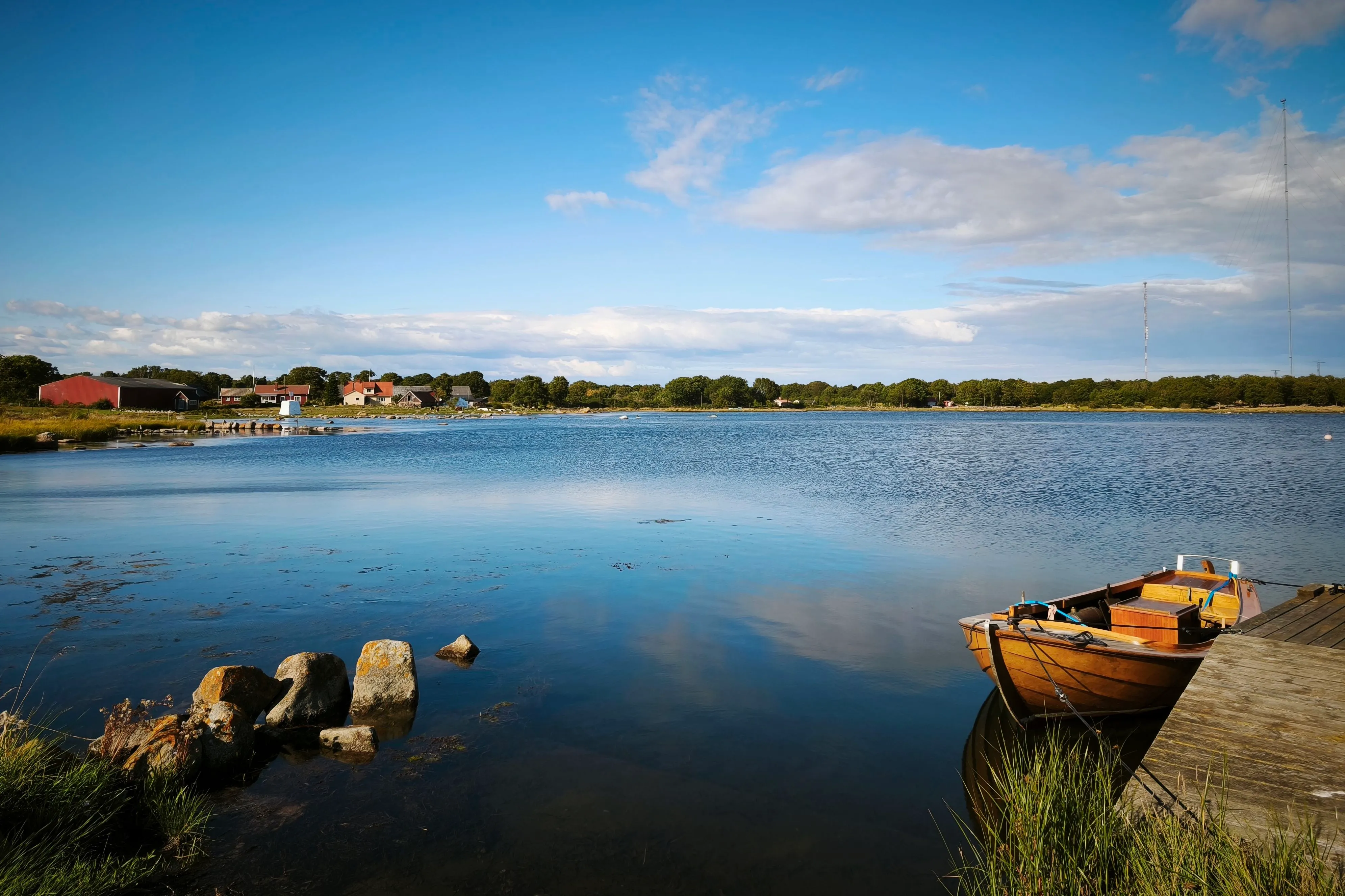 Sandhamn at the eastern edge of Hanö Bight.