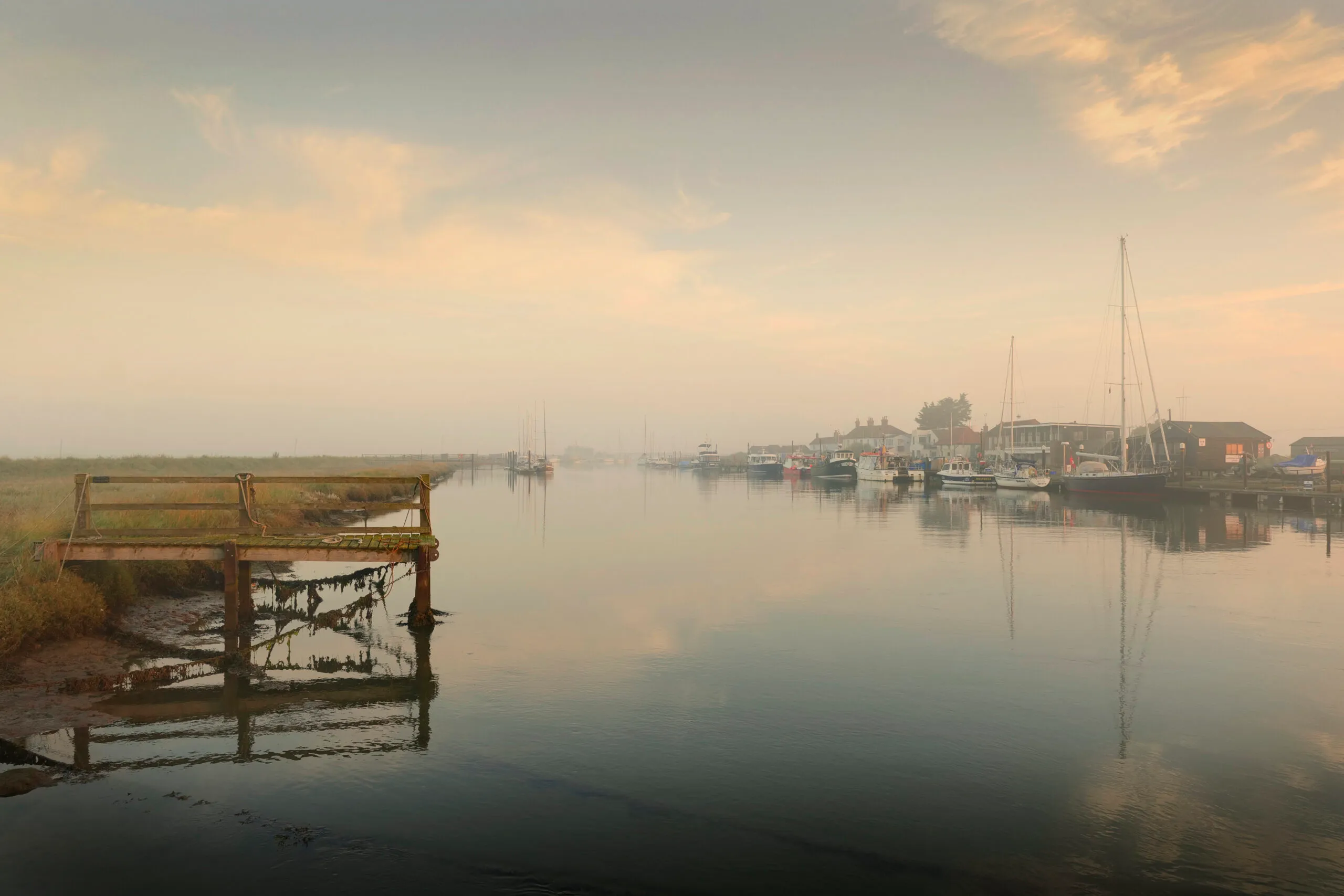 Morning in Southwold harbour